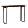 vidaXL Console Table Reclaimed Wood and Steel 120x35x76 cm