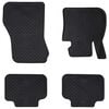vidaXL Car Mat 4 pcs Black suitable for BMW 1er 2017- Rubber