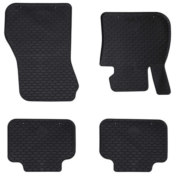 vidaXL Car Mat 4 pcs Black suitable for BMW 1er 2017- Rubber