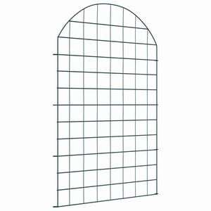 vidaXL Pond Fence Set 8 pcs Green 50 x 80 cm Steel