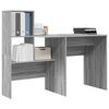 vidaXL Desk Grey Sonoma 131.5 x 50 x 106.5 cm Engineered Wood