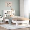 vidaXL Bed Frame without Mattress White 90x200 cm Solid Wood Pine