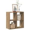 vidaXL Bookcase Artisian Oak 68.5x32x68.5 cm Engineered Wood