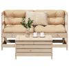 vidaXL 3 Piece Garden Sofa Set Solid Wood Pine
