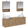 vidaXL Bathroom Cabinet Set 5 pcs Artisan Oak Engineered Wood