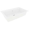 vidaXL Kitchen Sink White 79 x 50 x 31 cm Granite