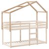 vidaXL Kids' Bed Roof 213x85.5x144.5 cm Solid Wood Pine