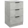 vidaXL Bedside Cabinets 2 pcs Concrete Grey 40x36x65 cm