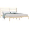 vidaXL Bed Frame without Mattress 200x200 cm Solid Wood Pine
