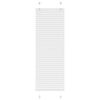 vidaXL Pleated Blind White 40x100 cm Fabric Width 39.4 cm Polyester