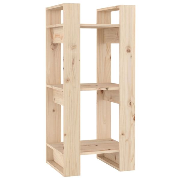 vidaXL Book Cabinet/Room Divider 41x35x91 cm Solid Wood Pine