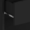 vidaXL Wall-mounted Bedside Cabinets 2 pcs Black