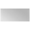 vidaXL LED Bathroom Mirror Transparent 90 x 40 cm Tempered Glass