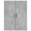 vidaXL Wall Mounted Cabinet Concrete Grey 69.5x34x90 cm