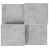 vidaXL Coffee Tables 2 pcs Concrete Grey Engineered Wood