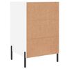 vidaXL Bedside Cabinet White 40x40x66 cm Engineered Wood