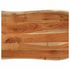 vidaXL Table Top 90x60x2.5 cm Rectangular&nbsp;Solid Wood Acacia Live Edge