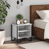 vidaXL Bedside Cabinet Grey Sonoma 40x30x40 cm Engineered Wood