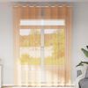vidaXL Voile Curtains with Grommets 2 pcs Orange 140x260 cm