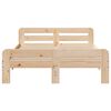 vidaXL Bed Frame without Mattress 200x200 cm Solid Wood Pine