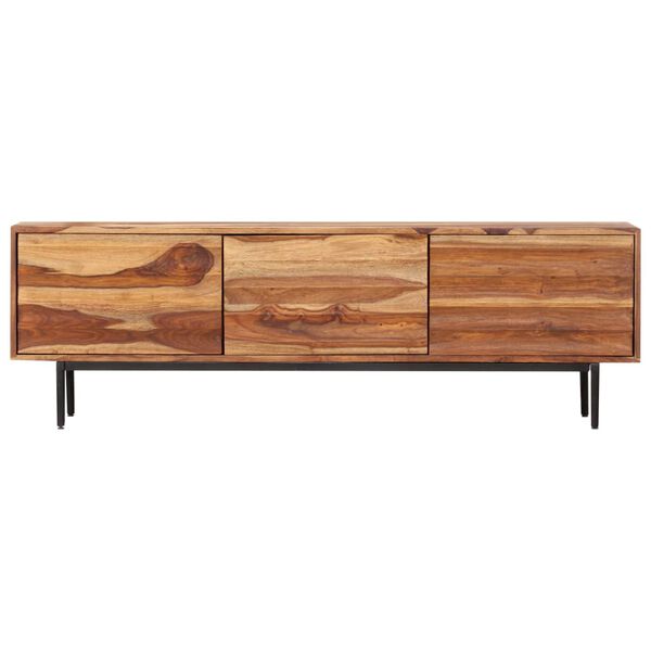 vidaXL TV Cabinet 140x30x45 cm Solid Acacia Wood