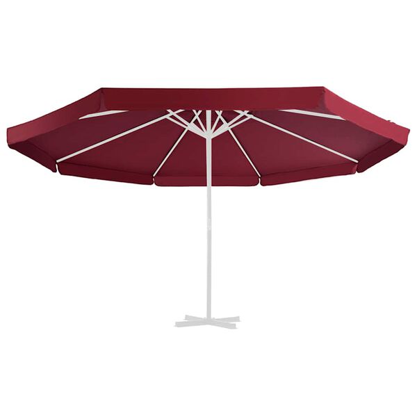 vidaXL Replacement Fabric for Outdoor Parasol Bordeaux Red 515 cm