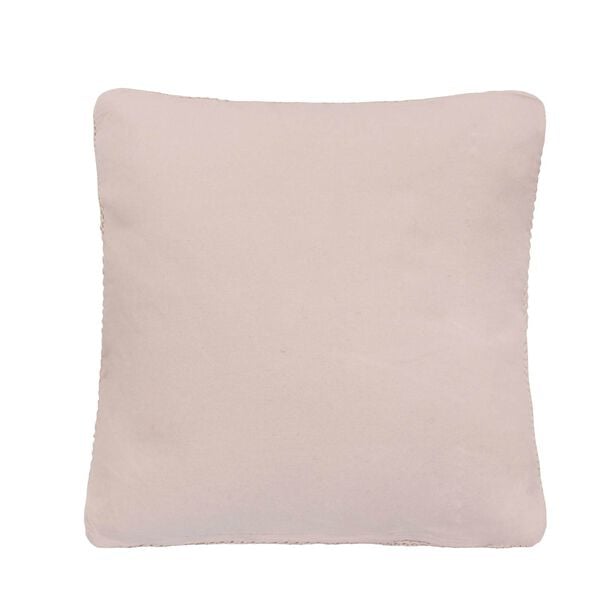 vidaXL Throw Pillow Basketweave 2 pcs Pink 45 x 45 cm Cotton