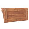 vidaXL Wall Mounted Coat Rack 80x16.5x35 cm Solid Teak Wood