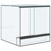 vidaXL Terrarium with Storage Transparent 30 x 30 x 30 cm Glass