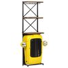 vidaXL Tractor Wine Cabinet Yellow 49x31x172 cm Solid Mango Wood