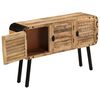 vidaXL Sideboard Solid Mango Wood 120x30x76 cm