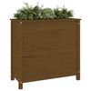 vidaXL Garden Planter Honey Brown 82.5x40x78 cm Solid Wood Pine
