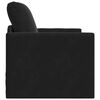 vidaXL Folding Sofa Bed Black 74 x 77 x 81 cm Velvet