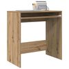 vidaXL Desk with Shelf Artisan oak 77.5 x 43 x 79 cm Engineered Wood