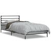 vidaXL Bed Frame without Mattress Grey Sonoma 75x190 cm Small Single