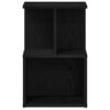 vidaXL Bedside Cabinet Black Oak 35 x 35 x 55 cm Engineered Wood