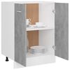 vidaXL Bottom Cabinet Lyon Concrete Grey 60x46x81.5 cm Engineered Wood