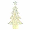 vidaXL Christmas Tree with 160 LEDs Warm white 150 cm PET