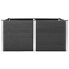 vidaXL Garden Raised Bed 200x100x91 cm WPC Grey