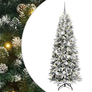 vidaXL Artificial Christmas Tree White 180 cm