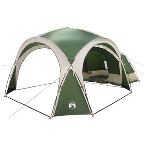 vidaXL Side Tent Green 410 x 410 x 250 cm Polyester and Steel