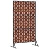 vidaXL Privacy Screen Grey 100 x 50 x 180 cm Weathering Steel