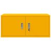 vidaXL Storage Cabinet Mustard Yellow 90 x 40 x 40 cm Steel