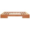 vidaXL Floor Bed Frame with Storage Brown 200 x 200 cm Solid pine wood