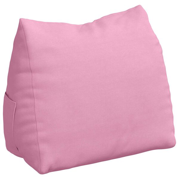 vidaXL Back Pillow Pink 60 x 20 x 50 cm Fabric
