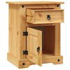 vidaXL Bedside Cabinet Mexican Pine Corona Range 53x39x66 cm