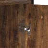 vidaXL Book Cabinet Smoked Oak 40 x 24 x 161 cm Engineered Wood