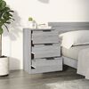 vidaXL Bedside Cabinet Grey Sonoma 40x36x65 cm