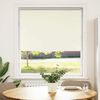 vidaXL Roller Blind Blackout Off White 100x130 cm Fabric Width 95.7 cm Polyester