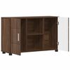 vidaXL Sideboard Brown Oak 88.5 x 30.5 x 55.5 cm Engineered Wood